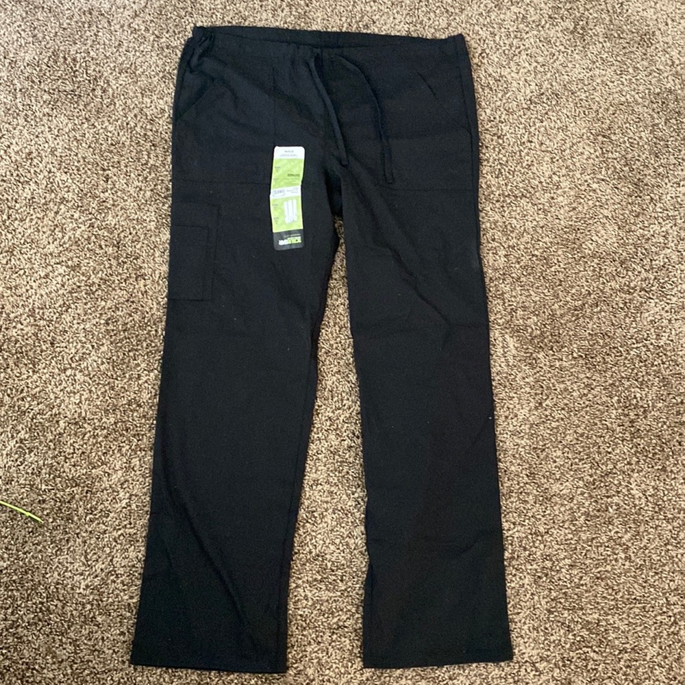 Unisex scrub bottoms-black